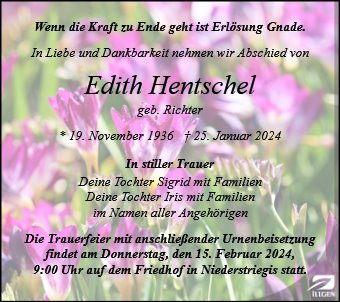 Edith Hentschel