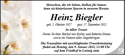 Heinz Biegler