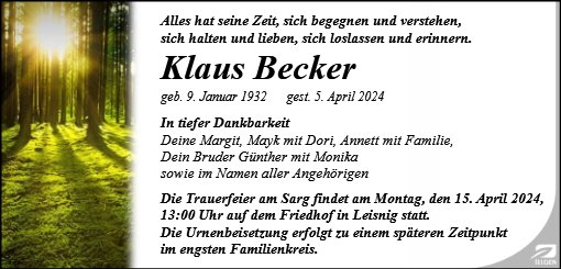 Klaus Becker