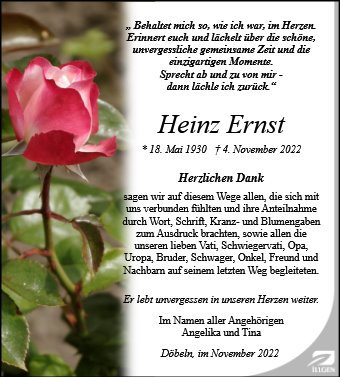 Heinz Ernst