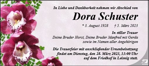 Dora Schuster
