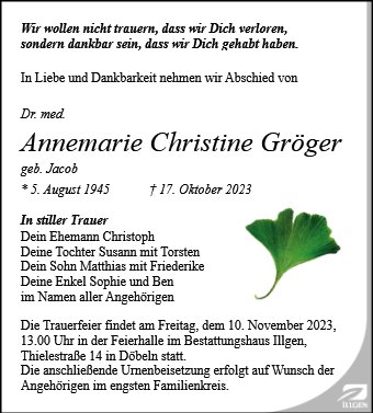 Christine Gröger