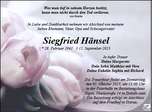 Siegfried Hänsel