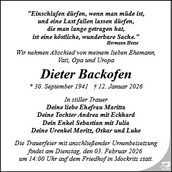 Dieter Backofen