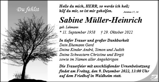 Sabine Müller-Heinrich