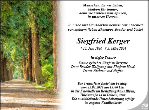 Siegfried Kerger