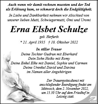 Erna Elsbet Schulze