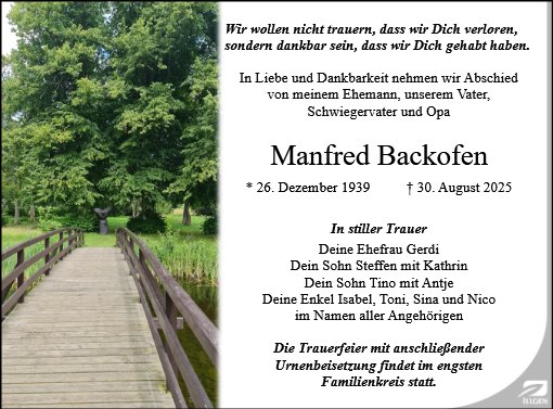 Manfred Backofen