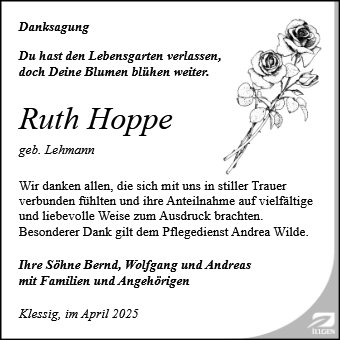 Ruth Hoppe