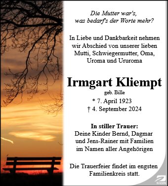 Irmgart Kliempt