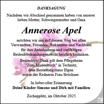 Annerose Apel