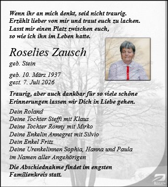 Roselies Zausch