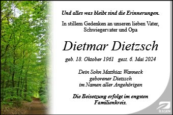 Dietmar Dietzsch