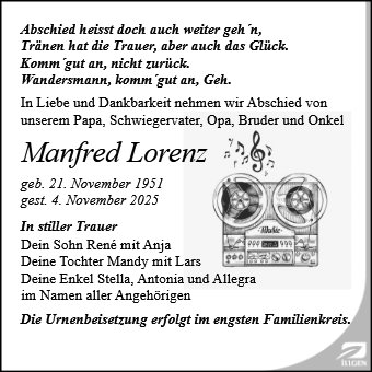 Manfred Lorenz