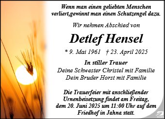 Detlef Hensel