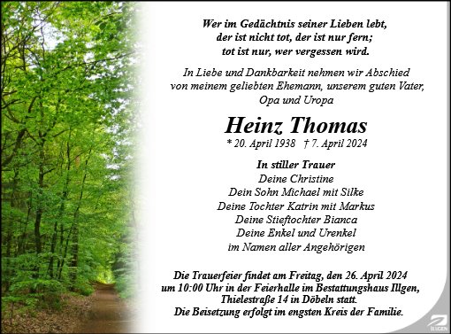 Heinz Thomas