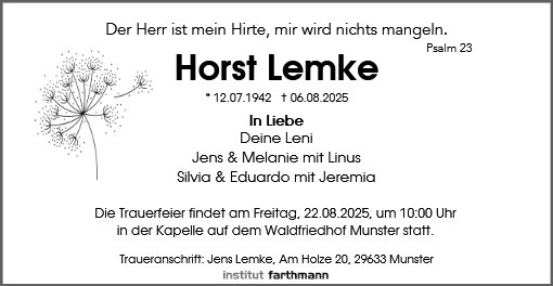 Horst Lemke