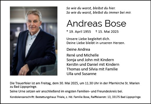 Andreas Bose