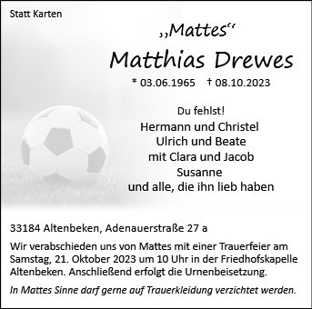 Matthias Drewes