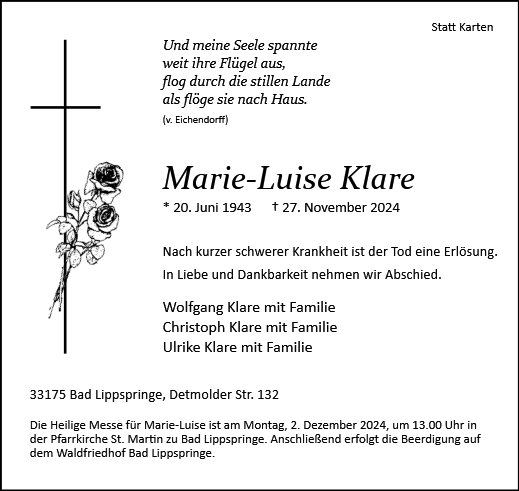 Marie-Luise Klare