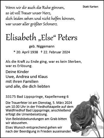 Elisabeth Peters