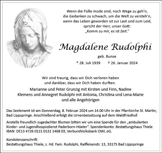 Maria Magdalena Rudolphi