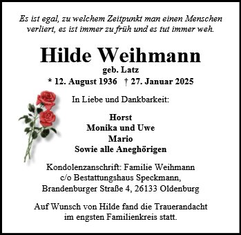 Hilde Weihmann