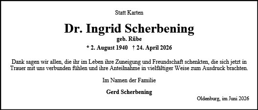 Ingrid Scherbening