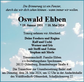 Oswald Ehben