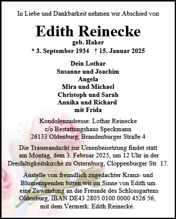 Edith Reinecke