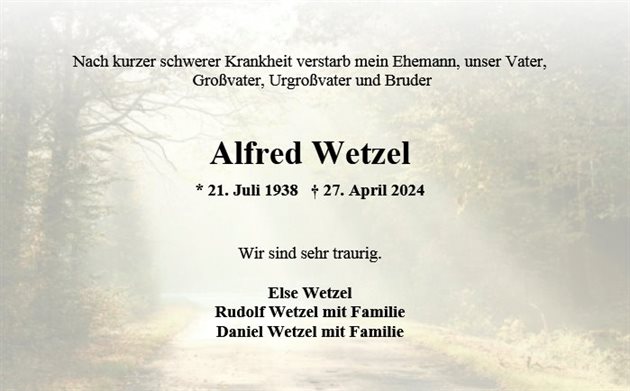 Alfred Wetzel