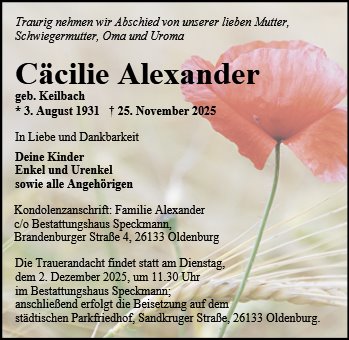 Cäcilie Alexander