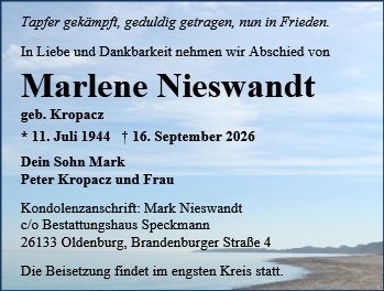 Marlene Nieswandt