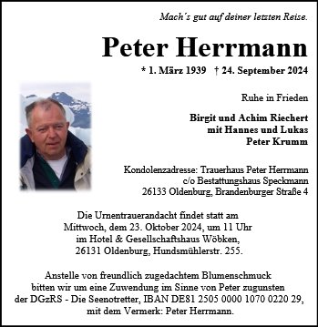 Peter Herrmann