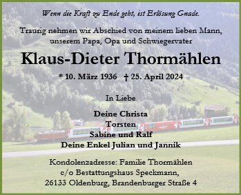 Klaus-Dieter Thormählen