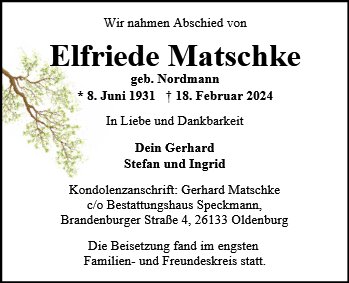 Elfriede Matschke