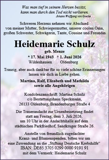 Heidemarie Schulz
