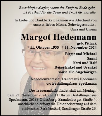 Margot Hedemann