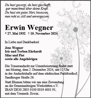 Erwin Wegner