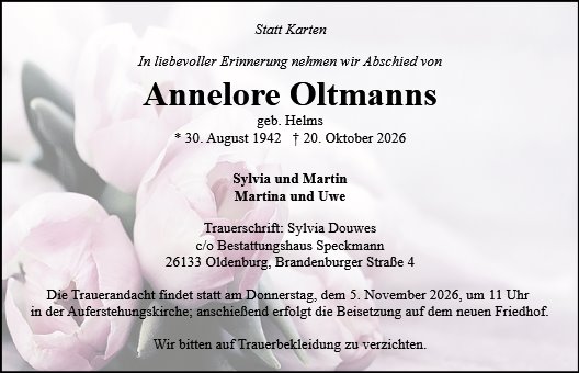 Annelore Oltmanns
