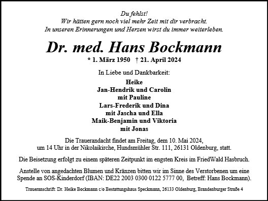 Hans Bockmann