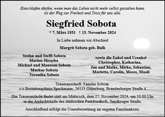 Siegfried Sobota 