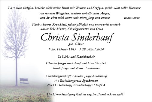 Christa Sinderhauf