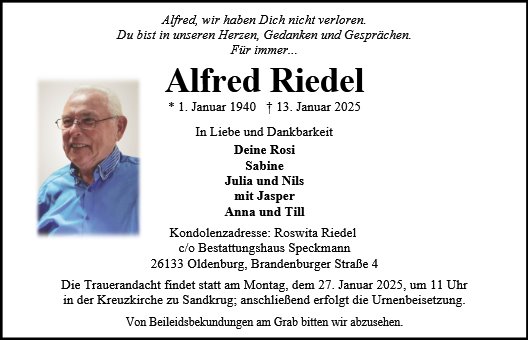 Alfred Riedel