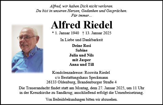 Alfred Riedel