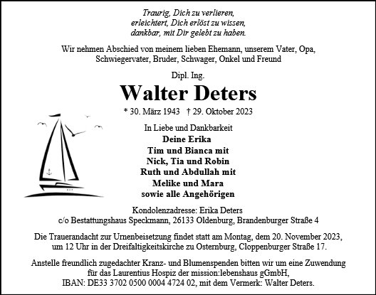 Walter Deters