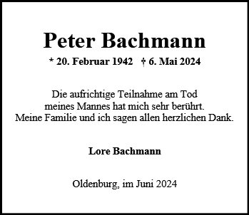 Peter Bachmann