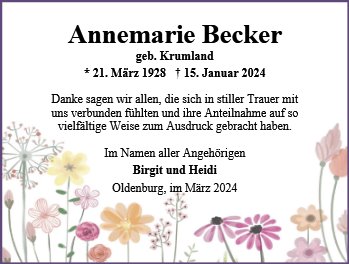 Annemarie Becker