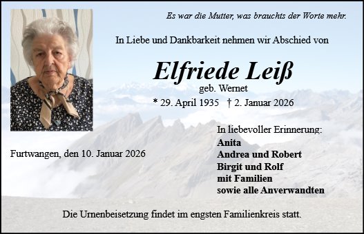 Elfriede Leiß