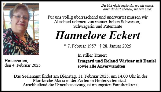 Hannelore Eckert